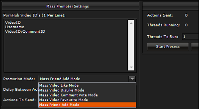 PornHub Bot Automatic Account Creator